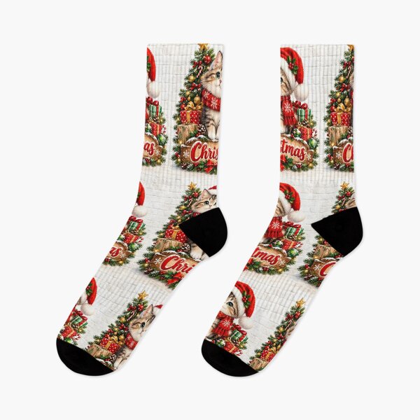 Item preview, Festive Christmas Cat Holiday Celebration designed and sold by Pure Craft.
