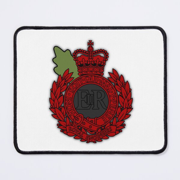 Item preview, Royal Engineers Poppy Cap Badge designed and sold by Auburn-Art.