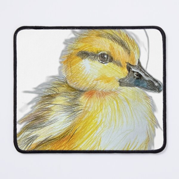 Item preview, Cute Fluffy Duckling Sticker – Farm Animal Art designed and sold by albertmama.