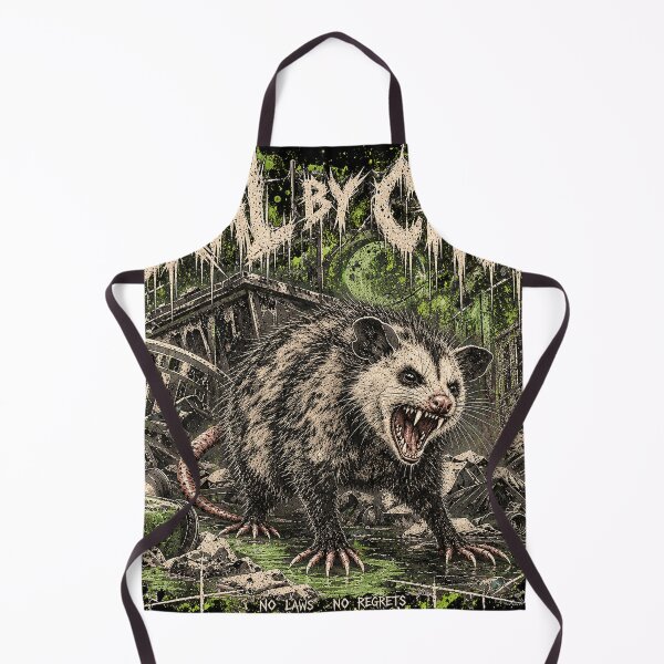 Item preview, Feral by Choice – Funny Possum Graphic Tee designed and sold by NightshiftDesign.