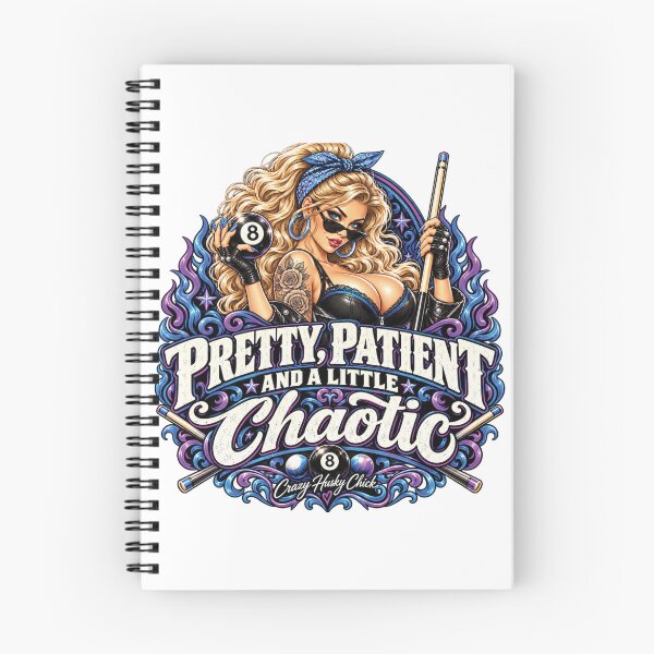 Item preview, Pretty Patient and a Little Chaotic | Blonde Women's Pool Player Design designed and sold by Crazyhuskychick.