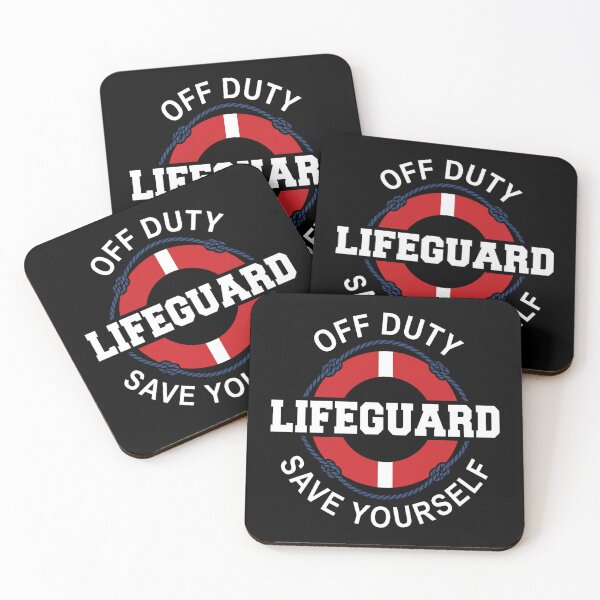 Item preview, Off Duty Lifeguard Save Yourself designed and sold by ArtSantosv.