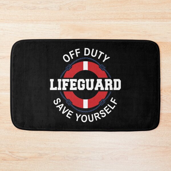 Item preview, Off Duty Lifeguard Save Yourself designed and sold by ArtSantosv.