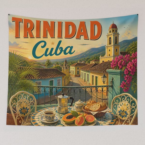 Item preview, Trinidad Cuba - Scenic Style Travel Poster designed and sold by LSVart.