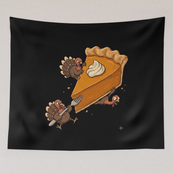 Item preview, Funny Thanksgiving Turkey Pumpkin Pie designed and sold by bilal sibgui.