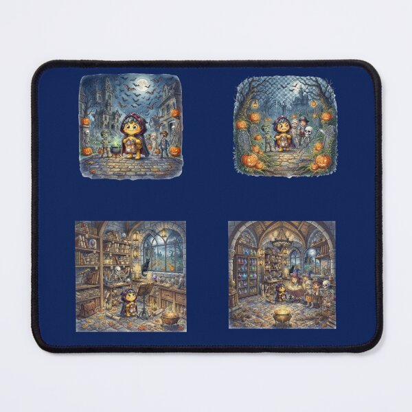 Item preview, Nilat's spooky Halloween adventure - bundle sticker designed and sold by TB-73.