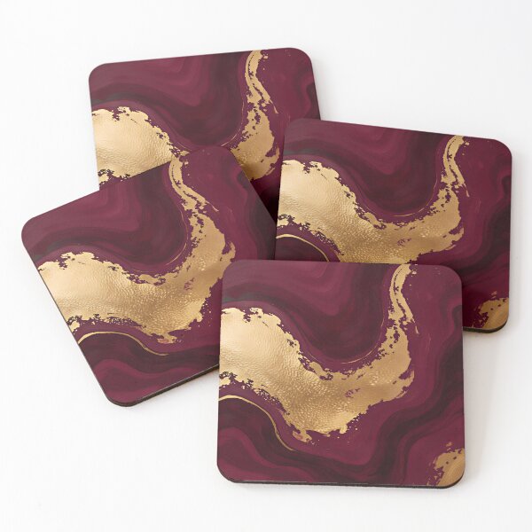 Item preview, Burgundy Gold Luxury Popular Collection designed and sold by TrendyDesigne412.