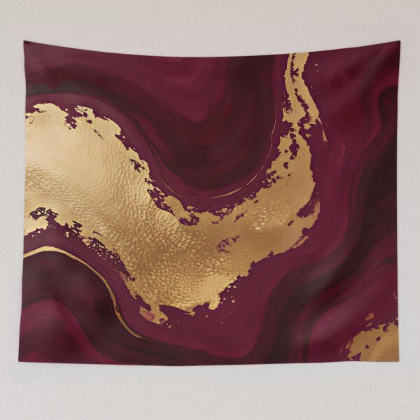 Item preview, Burgundy Gold Luxury Popular Collection designed and sold by TrendyDesigne412.