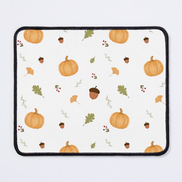 Item preview, Minimalist Autumn Pumpkin Acorn Leaves Seamless Pattern designed and sold by Little-Miracle.