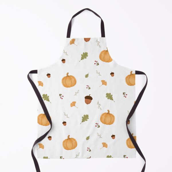 Item preview, Minimalist Autumn Pumpkin Acorn Leaves Seamless Pattern designed and sold by Little-Miracle.