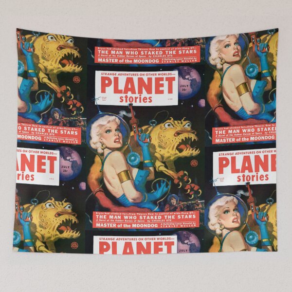 Item preview, Planet Stories Magazine (July 1952) "The Man Who Staked The Stars" designed and sold by centuryretromedia.