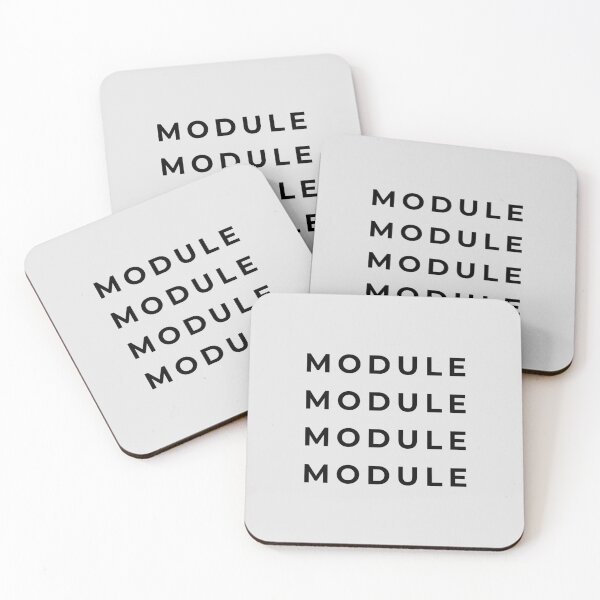 Item preview, MODULE Minimalist Typography Geometric Pattern designed and sold by Mono-Metric.