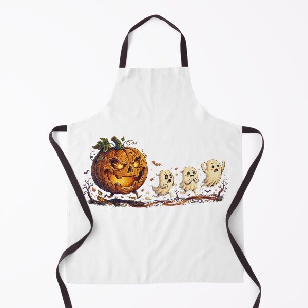 Item preview, Funny Halloween Pumpkin Chasing Bats designed and sold by bilal sibgui.