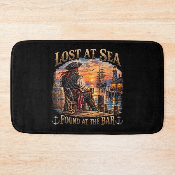 Item preview, Lost At Sea Found At The Bar Cruise Sarcastic Humor designed and sold by ArtSantosv.
