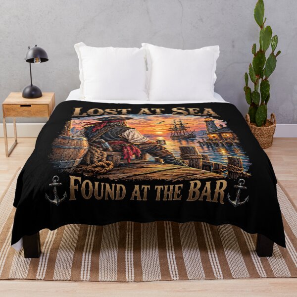 Item preview, Lost At Sea Found At The Bar Cruise Sarcastic Humor designed and sold by ArtSantosv.