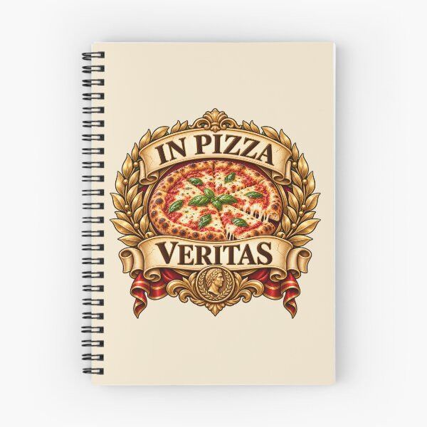 Item preview, In Pizza Veritas – Funny Latin Pizza Quote Roman Food Pun designed and sold by MetaModel Editions.