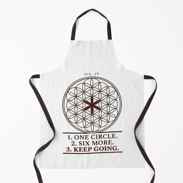 Item preview, Flower of Life Geometry Plate: One Circle, Six More designed and sold by Osmose-Studio.