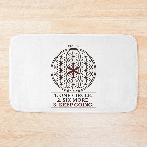 Item preview, Flower of Life Geometry Plate: One Circle, Six More designed and sold by Osmose-Studio.