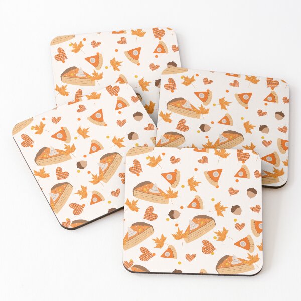 Item preview, Autumn Pumpkin Pie Pattern Cozy Thanksgiving Fall Leaves designed and sold by Little-Miracle.