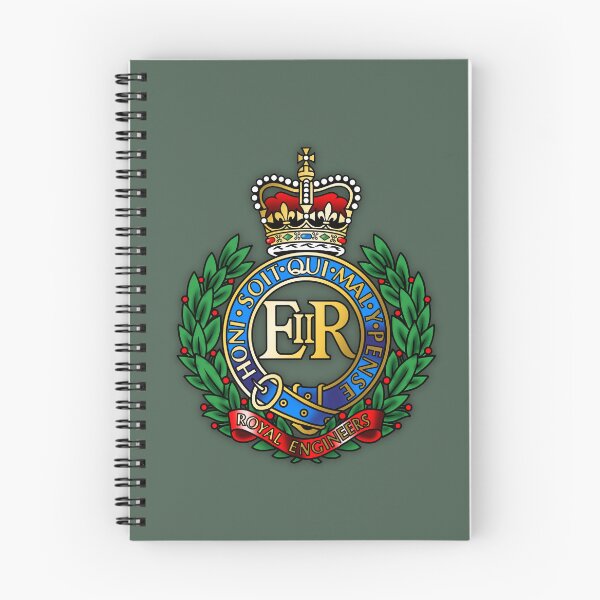 Item preview, Royal Engineers Cap Badge in colour (ER) designed and sold by Auburn-Art.