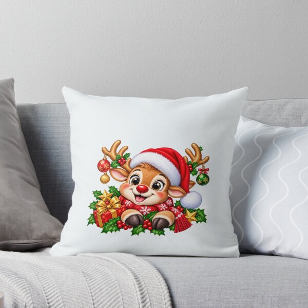 Item preview, Adorable Reindeer Christmas Holiday PNG Design designed and sold by annenambiro.