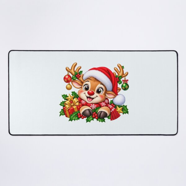 Item preview, Adorable Reindeer Christmas Holiday PNG Design designed and sold by annenambiro.