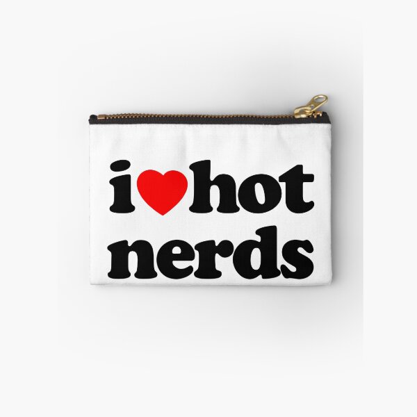 Item preview,  I Love Hot Nerds STEM Geek Graphic Black Text designed and sold by MathWare MathClips.
