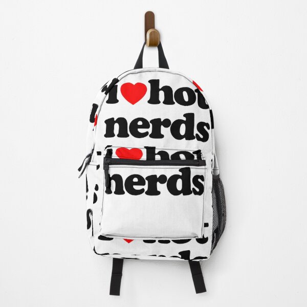 Item preview,  I Love Hot Nerds STEM Geek Graphic Black Text designed and sold by MathWare MathClips.