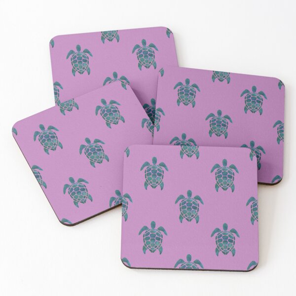 Item preview, Turtles pattern purple designed and sold by Ana Gorozpe.