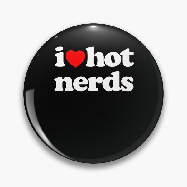 Item preview,  I Love Hot Nerds STEM Geek Graphic White Text designed and sold by MathWare MathClips.