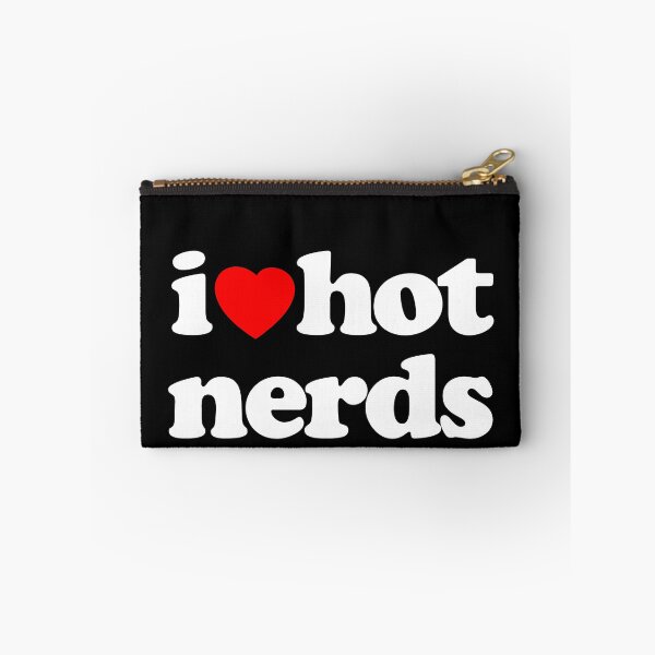 Item preview,  I Love Hot Nerds STEM Geek Graphic White Text designed and sold by MathWare MathClips.