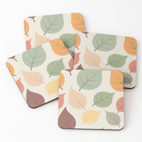 Item preview, Minimalist Pastel Autumn Leaves Seamless Pattern designed and sold by Little-Miracle.