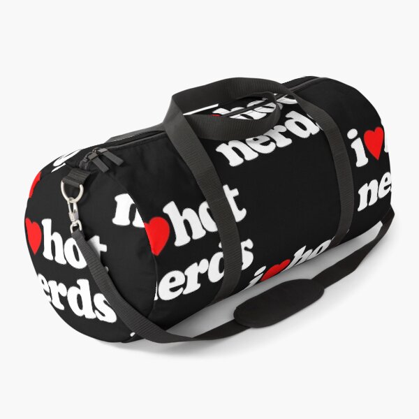 Item preview,  I Love Hot Nerds STEM Geek Graphic White Text designed and sold by MathWare MathClips.