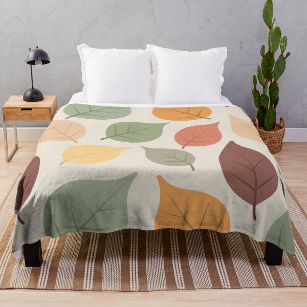 Item preview, Minimalist Pastel Autumn Leaves Seamless Pattern designed and sold by Little-Miracle.