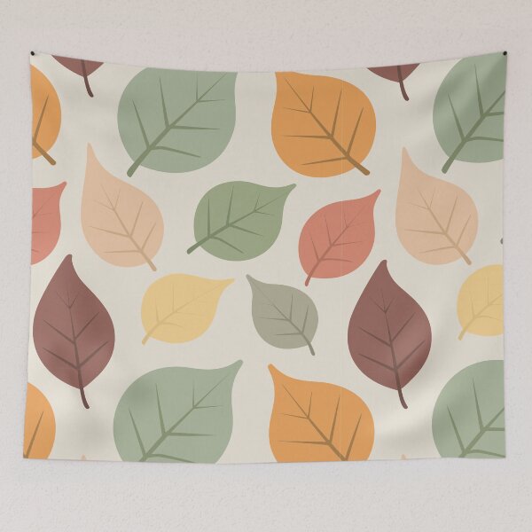 Item preview, Minimalist Pastel Autumn Leaves Seamless Pattern designed and sold by Little-Miracle.