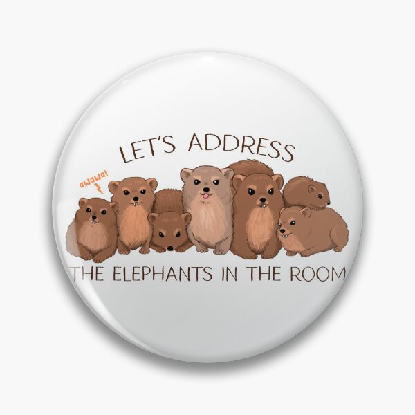 Item preview, Let's Address the Elephants in the Room designed and sold by rachelka.