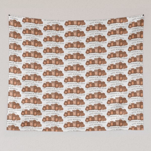 Item preview, Let's Address the Elephants in the Room designed and sold by rachelka.