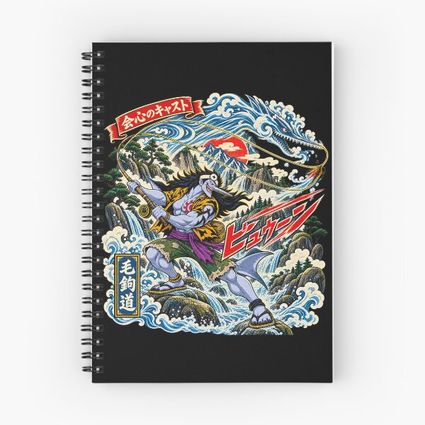 Item preview, Vintage Ukiyo-e Japanese Fisherman Ocean Wave Manga Graphic designed and sold by lamiarte.