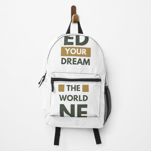 Item preview, The World Needs Your Dream Motivational Typography designed and sold by Mr besho.