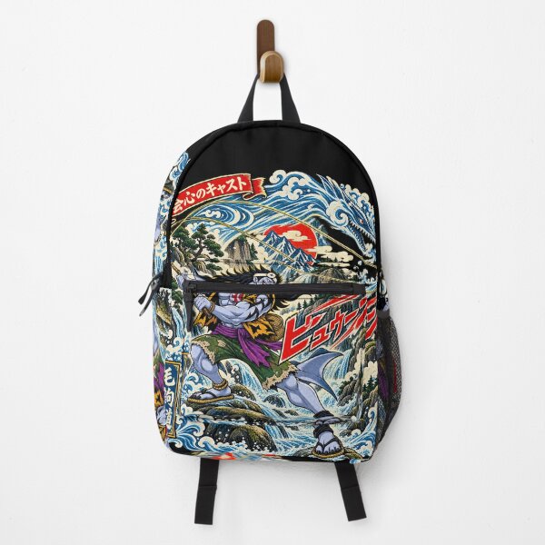 Item preview, Vintage Ukiyo-e Japanese Fisherman Ocean Wave Manga Graphic designed and sold by lamiarte.