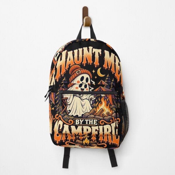 Item preview, Haunt Me By The Campfire - Ghost Camping Halloween designed and sold by MOTIFOLK.