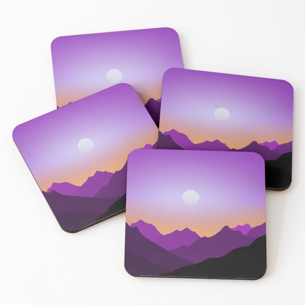 Item preview, Purple Mountain Range Sunset designed and sold by ArtisticJump.