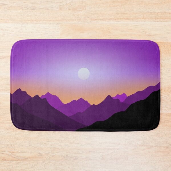 Item preview, Purple Mountain Range Sunset designed and sold by ArtisticJump.