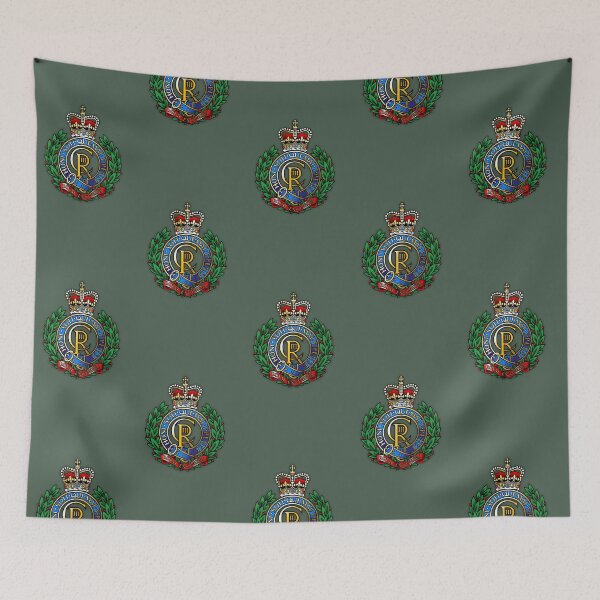 Item preview, Royal Engineers Cap Badge in colour (CR) designed and sold by Auburn-Art.