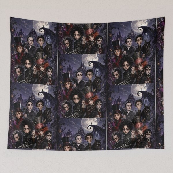 Item preview, The universe of Tim Burton and Johnny Depp designed and sold by Luluwis.