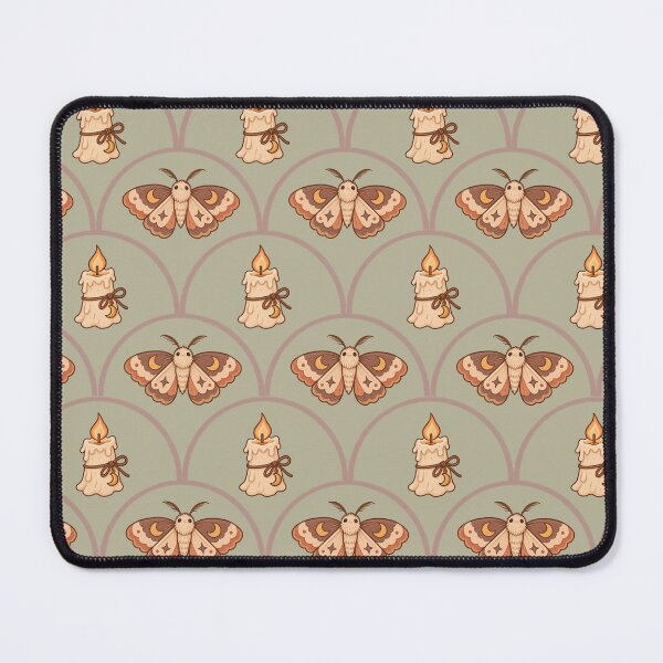 Item preview, Moth & Candle - Cozy Witchy Pattern designed and sold by Lunebriar.