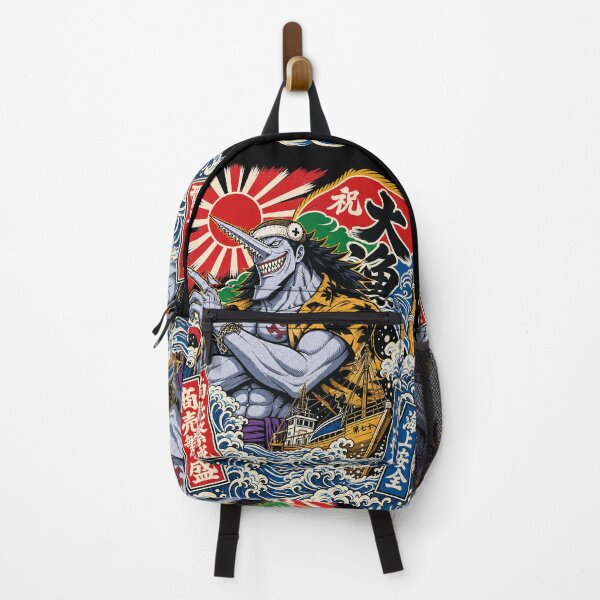 Item preview, Vintage Ukiyo-e Japanese Fisherman Ocean Wave Manga Graphic designed and sold by lamiarte.