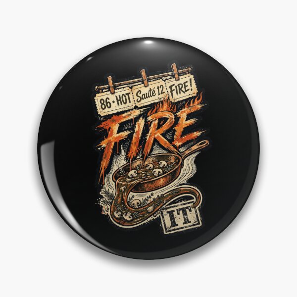 Item preview, Fire It Chef Design, Fire It Cooking Artwork, Chef Graphic, Cook Design, Cooking Gift, Chef Gift, Kitchen Art, Culinary Design, Chef Life, Line Cook, Restaurant Kitchen, Professional Cooking designed and sold by Typologystudios.