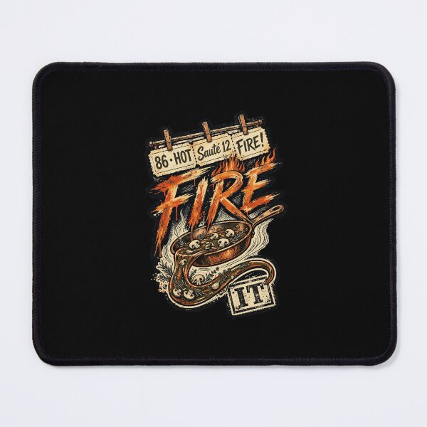 Item preview, Fire It Chef Design, Fire It Cooking Artwork, Chef Graphic, Cook Design, Cooking Gift, Chef Gift, Kitchen Art, Culinary Design, Chef Life, Line Cook, Restaurant Kitchen, Professional Cooking designed and sold by Typologystudios.