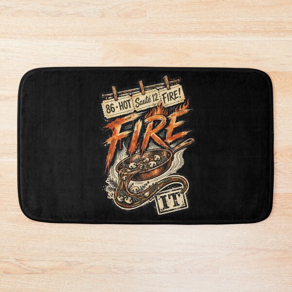Item preview, Fire It Chef Design, Fire It Cooking Artwork, Chef Graphic, Cook Design, Cooking Gift, Chef Gift, Kitchen Art, Culinary Design, Chef Life, Line Cook, Restaurant Kitchen, Professional Cooking designed and sold by Typologystudios.